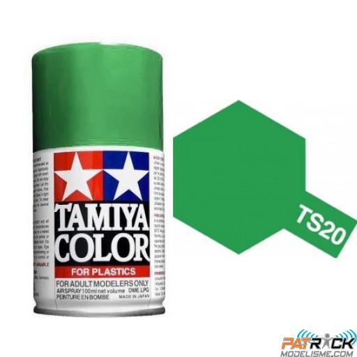 Bombe Tamiya TS-20 Vert métal brillant