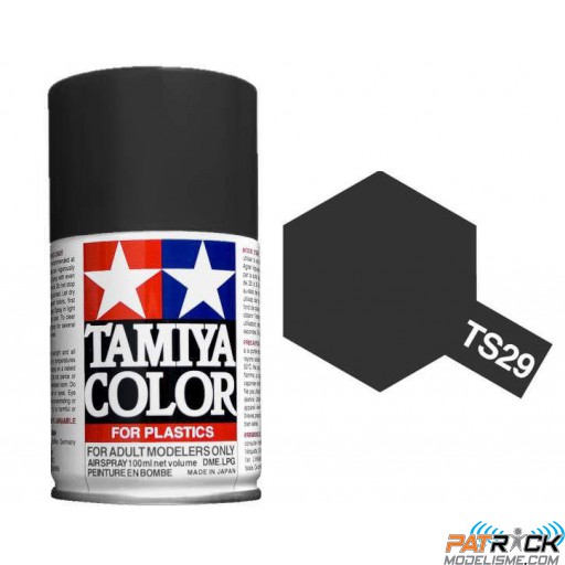 Bombe Tamiya TS-29 noir satiné