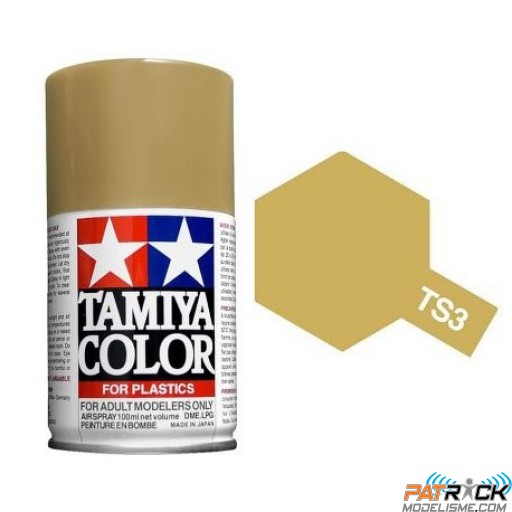 Bombe Tamiya TS-3 Jaune sombre Mat