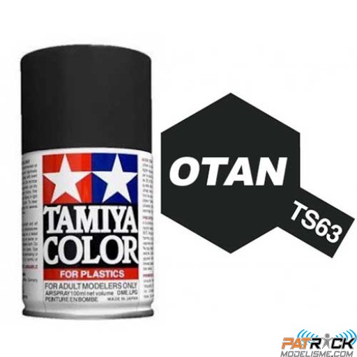 Bombe Tamiya TS-63 Noir OTAN mat