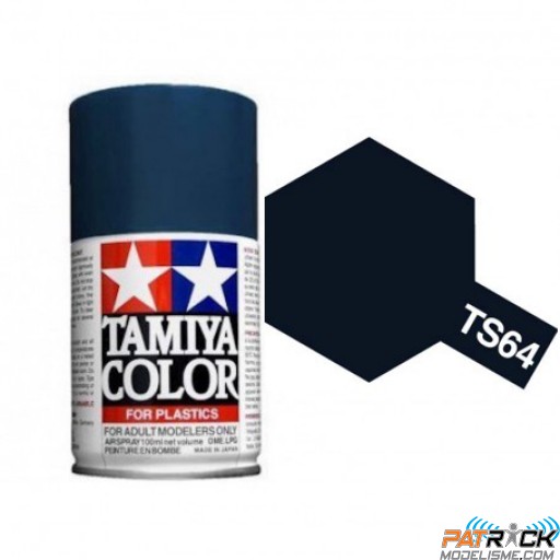 Bombe Tamiya TS-64 Bleu Mica Foncé brillant