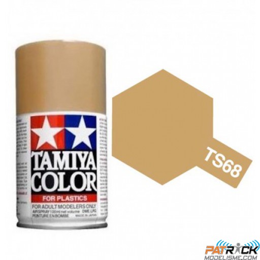Bombe Tamiya TS-68 Beige Bois clair Pont mat