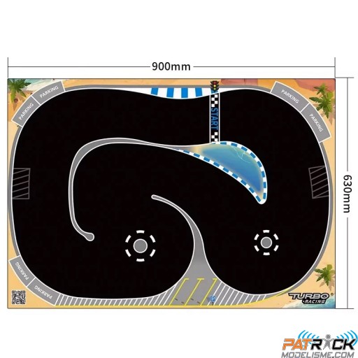 Turbo Racing Piste spéciale Drift Design 2 (63x90 cm)