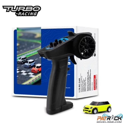 Turbo Racing Micro Sport Rally Jaune fluo 1/76e