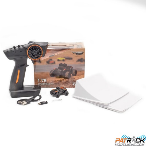 Turbo Racing Micro Monster Truck Noir 1/76e