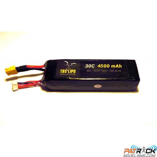 Accu Lipo TBS 4S 4500MAh 30C XT60