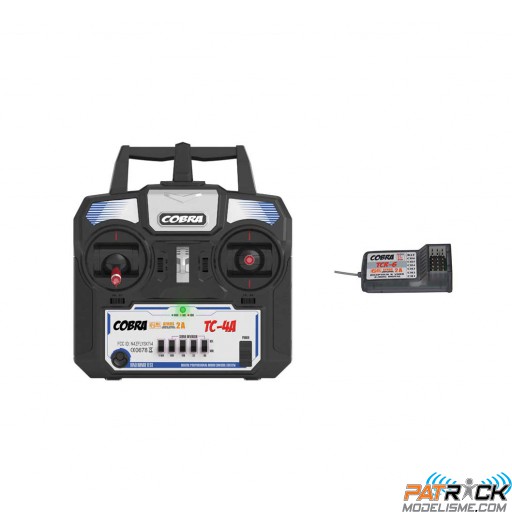 Radio COBRA TC-4A 4 voies + récepteur