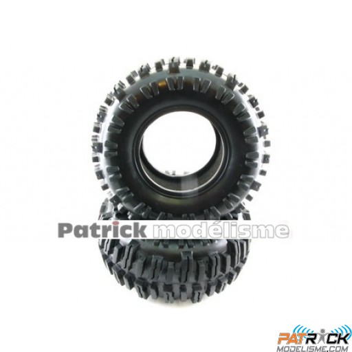 Pneus Topcad 2.2" Pattern C (paire) - Crawler 1/10