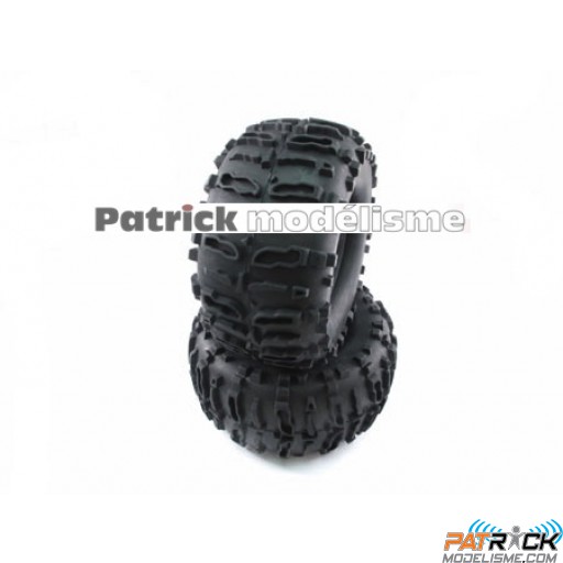 Pneus Topcad 2.2" Pattern C (paire) - Crawler 1/10