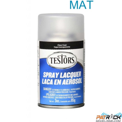 Vernis Transparent Testors MAT 85gr