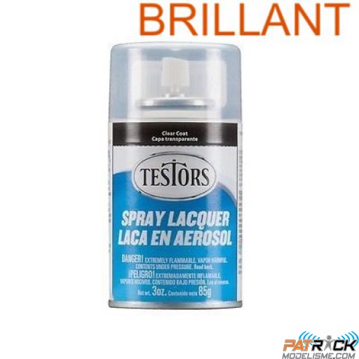 Vernis Transparent Testors BRILLANT 85gr