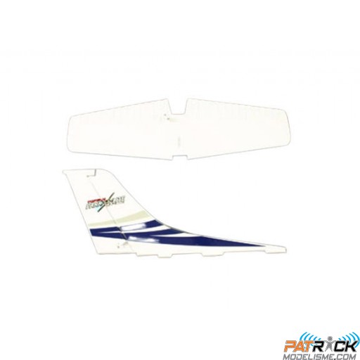 Stabilisateur et dérive (Blue) TGP0361B Top Gun Park Flite Class 400 Cessna