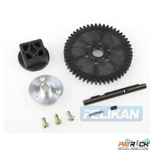 Couronne centrale 50 dents+axe – SSK
