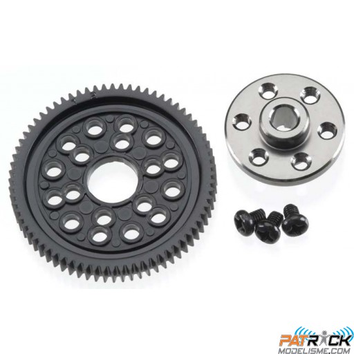 Couronne centrale 72dents + support - SPARROWHAWK VX