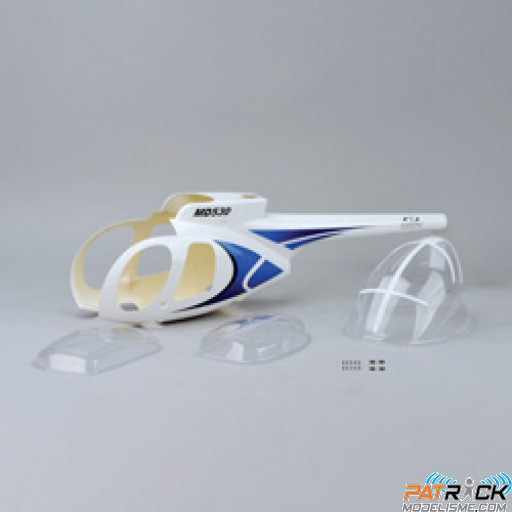 Fuselage option Blanc/Bleu de MD530 pour Innovator