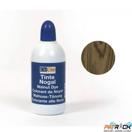 Occre lasure acrylique teinte noyer 50 ml pour maquette bois