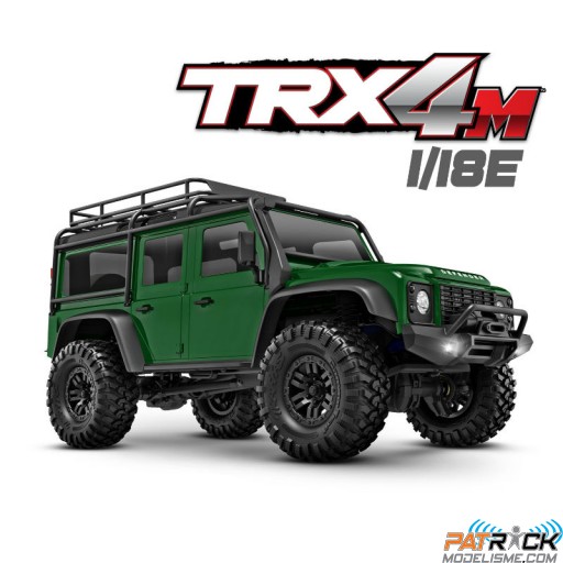 Traxxas TRX-4M Land Rover Defender 1/18e Vert - Prêt à rouler SUR-COMMANDE