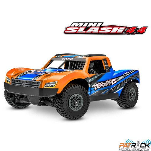 Traxxas Mini Slash 4X4 BL-2S Orange - Prêt à Rouler
