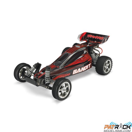 Traxxas BANDIT Rouge - 4x2 - 1/10 BRUSHED