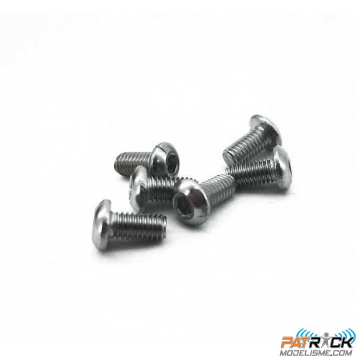 Vis Tête Ronde 3x6 mm INOX (6)