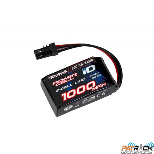Accu LiPo Traxxas 2s 7.4v 1000mah TRX-4M