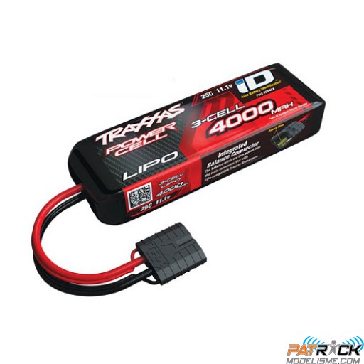 Accu Lipo TRAXXAS 11,1V 4000MAH 3S 25C - iD