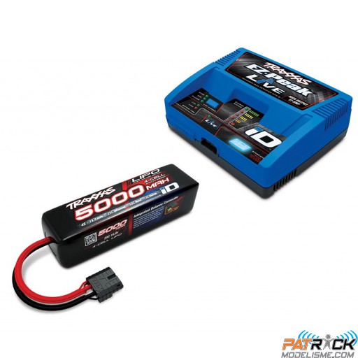 Combo Traxxas chargeur 2971G + 1 x LiPo 4S 5000MAH 2889X