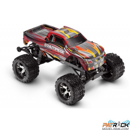 Traxxas Stampede VXL 4x2 1/10e BRUSHLESS RTR - ROUGE