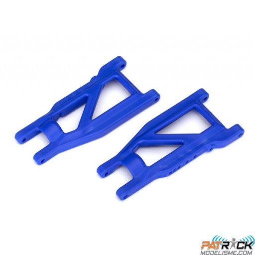 Triangles renforcés inférieur Avant Arrière - gauche et droit Bleus Traxxas