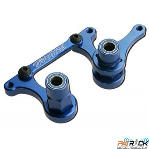 Renvois de direction Alu anodisés bleus - Drag link