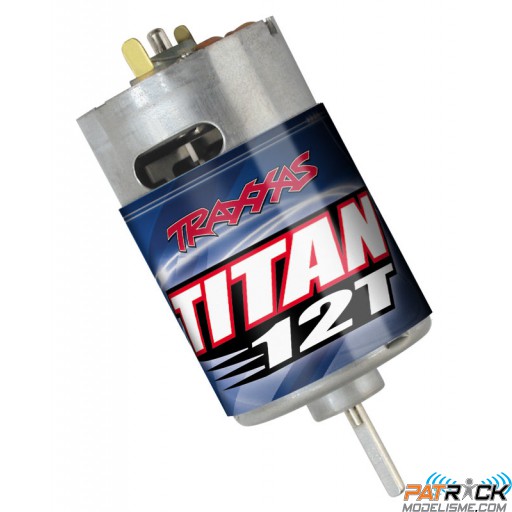 Moteur Titan 550 12T / 8,4V Traxxas