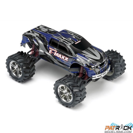 Traxxas E Maxx 4wd 1/8e RTR BRUSHED BLEU