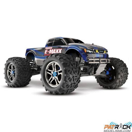Traxxas E Maxx 4WD BRUSHLESS Bleu RTR TQI et Télémétrie