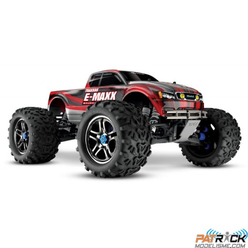 Traxxas E Maxx 4WD BRUSHLESS Rouge RTR TQI et Télémétrie