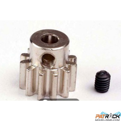 Pignon moteur 12 dents - 0,8M/32dp - axe 3,2mm