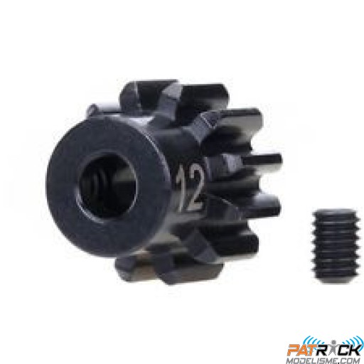 Pignon moteur 12 dents Renforcé 32dp/M0.8mm - axe 3,2mm