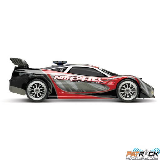 Traxxas NITRO 4-TEC Rouge - 4x4 - 1/10 TH +1L DE RODAGE OFFERT