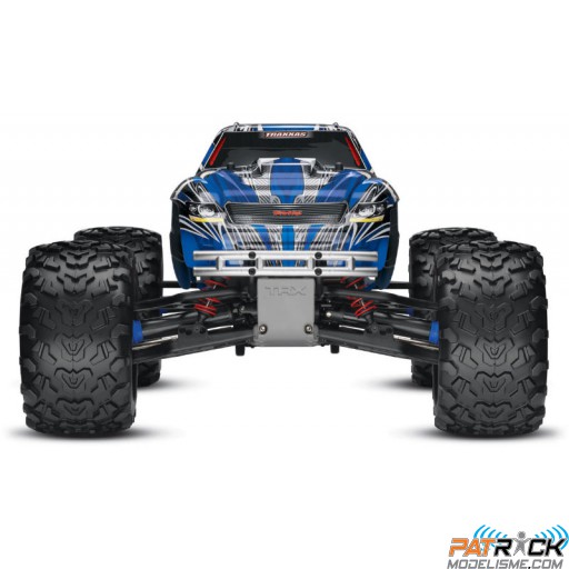 Traxxas T-MAXX 3.3 Bleu - 4x4 - 1/10 NITRO +1L DE RODAGE OFFERT