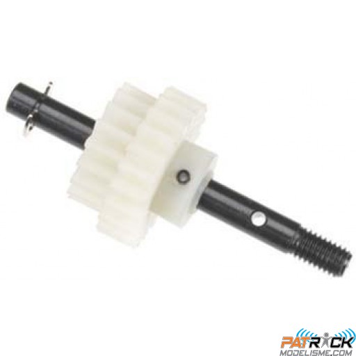 Drive gear two-speed (17/22-teeth)/ slipper shaft - T-MAXX 2.5