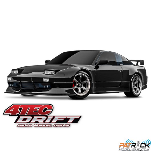 Traxxas 4-TEC DRIFT Nissan 240SX Noir 1/10 SUR-COMMANDE