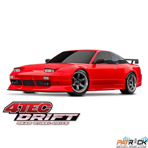 Traxxas 4-TEC DRIFT Nissan 240SX Rouge 1/10