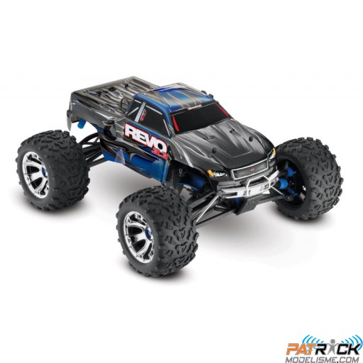 Traxxas REVO 3.3 Bleu - 4x4 - 1/10e NITRO +1L DE RODAGE OFFERT