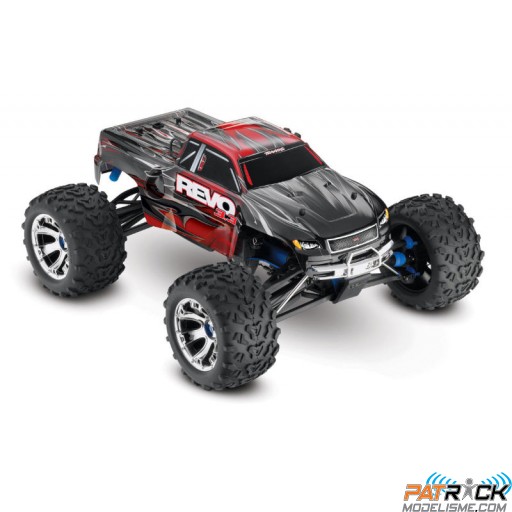 Traxxas REVO 3.3 Rouge - 4x4 - 1/10 NITRO +1L DE RODAGE OFFERT