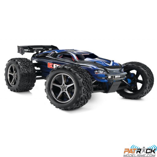 Traxxas E-REVO Bleu - 4x4 - 1/10 BRUSHED