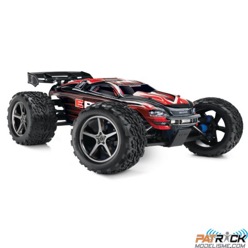 Traxxas E-REVO Rouge - 4x4 - 1/10 BRUSHED