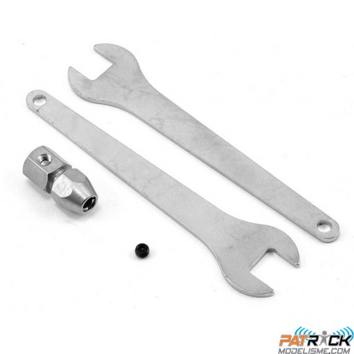 Sortie moteur + collier et clefs plats 10mm (Spartan / DCB M41)