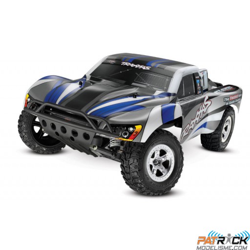 Traxxas SLASH GRIS/BLEU - 4x2 FM - 1/10 BRUSHED