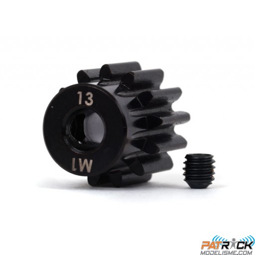 Pignon 13 dents renforcé Module 1 Axe 5mm