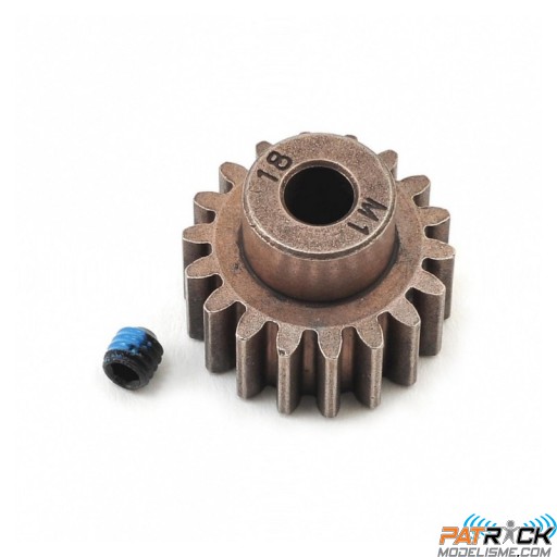 Pignon 18 dents Module 1 Axe 5mm X-MAXX