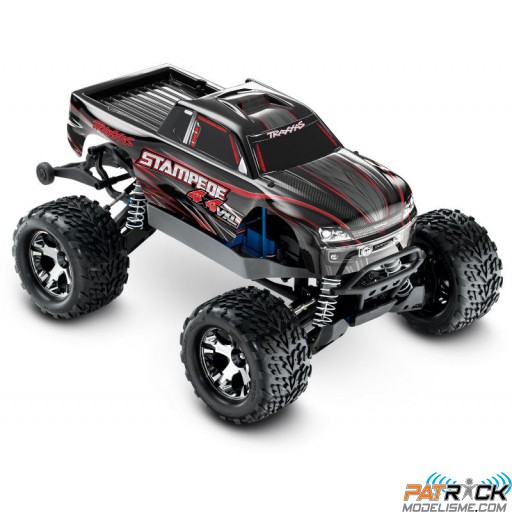 Traxxas Stampede 4x4 VXL Gris-noir 2.4gh RTR 1/10e